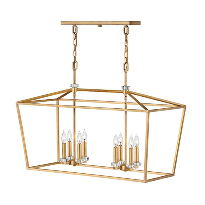 Hinkley 3534 Stinson 8-lt 34" LED Linear Chandelier