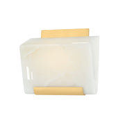 Hudson Valley 3541 Fairfield 1-lt 8" LED Wall Sconce - Aged Brass