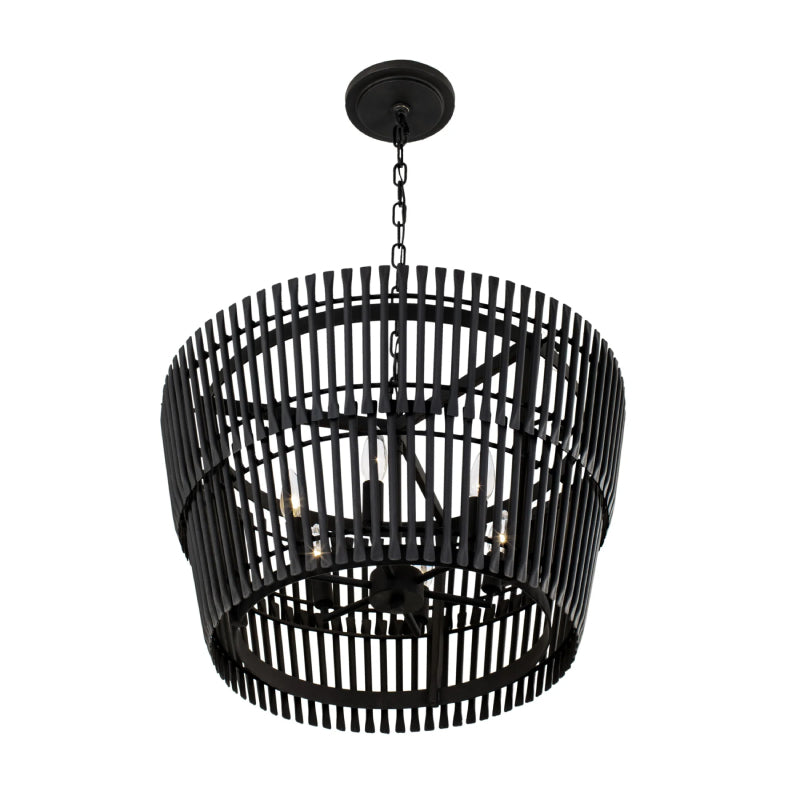 Varaluz 355P06S Apollo 6-lt 24" Pendant