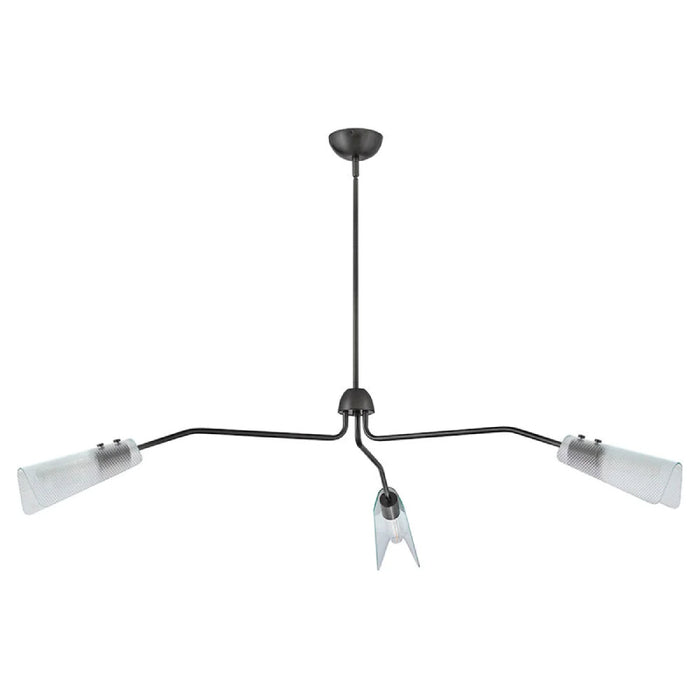 Hinkley 48303 Altman 3-lt 60" LED Chandelier - Gunmetal