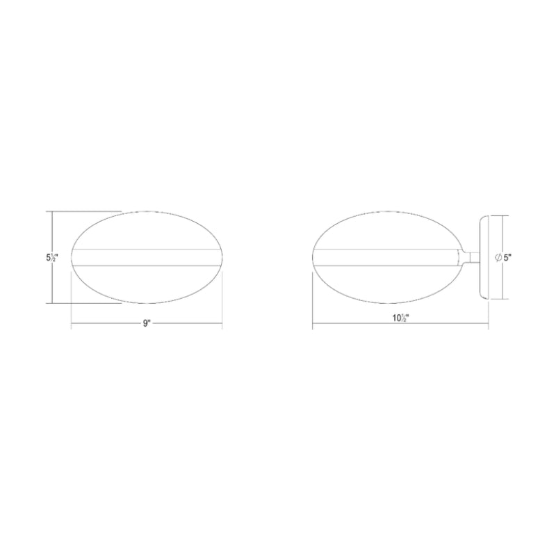 Sonneman 3610 Pillows 2-lt 9" LED Wall Sconce