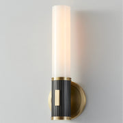 Hudson Valley 3614 Crewe 1-lt 15" Tall Wall Sconce-Aged Brass with Distressed Bronze