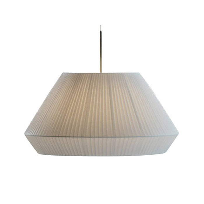 Bover Mei 38 1-lt 15" Pendant-White Translucent Ribbon