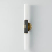 Hudson Valley 3626 Crewe 2-lt 26" Tall Wall Sconce-Aged Brass with Distressed Bronze