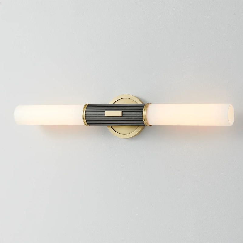 Hudson Valley 3626 Crewe 2-lt 26" Tall Wall Sconce-Aged Brass with Distressed Bronze