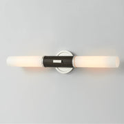 Hudson Valley 3626 Crewe 2-lt 26" Tall Wall Sconce-Polished Nickel with Black Brass