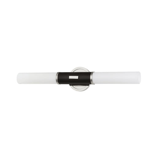 Hudson Valley 3626 Crewe 2-lt 26" Tall Wall Sconce-Polished Nickel with Black Brass