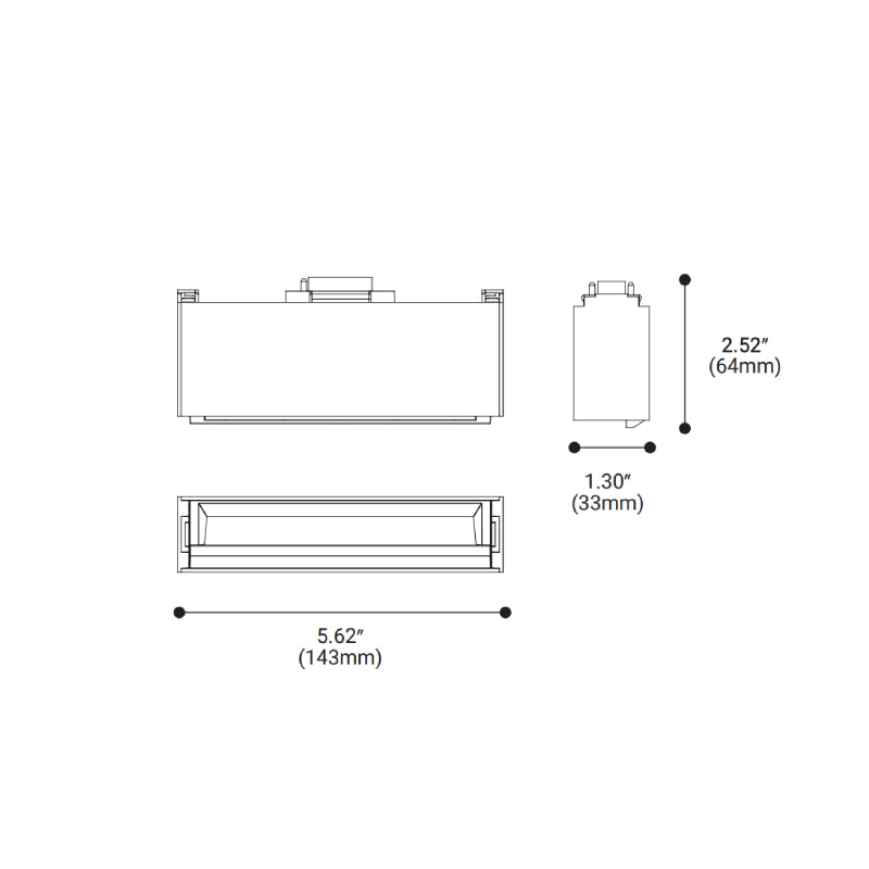 Eurofase 36376 Construct 6" LED 24V Track System Wall Wash