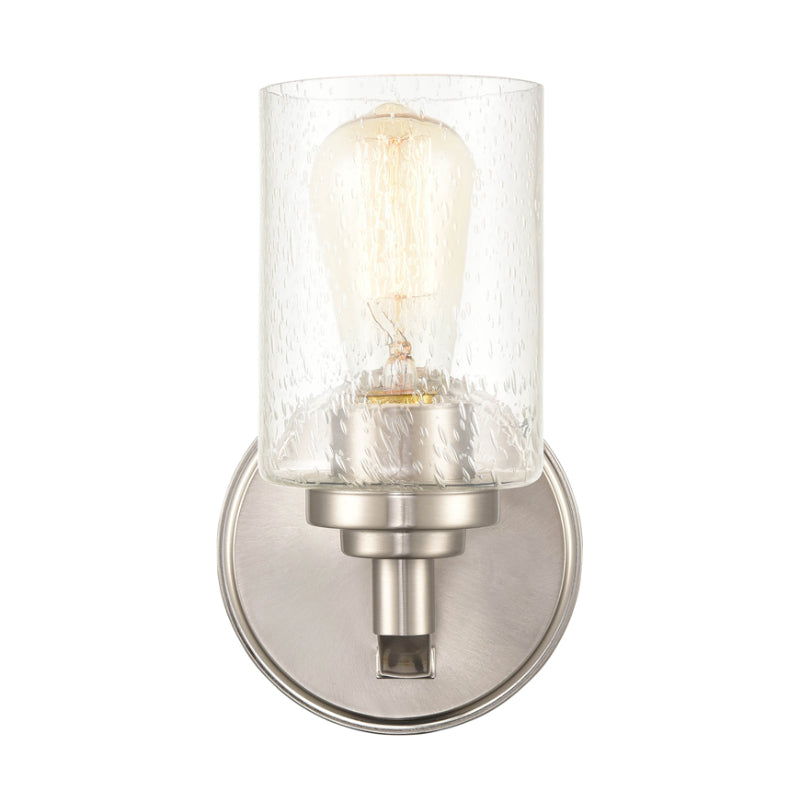 Millennium 3681 1-lt 9" Tall Vanity Light - Satin Nickel