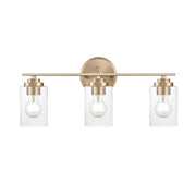 Millennium 3683 Moven 3-lt 22" Vanity Light - Modern Gold