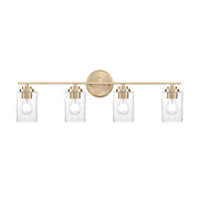Millennium 3684 Moven 4-lt 31" Bath Vanity Light - Modern Gold