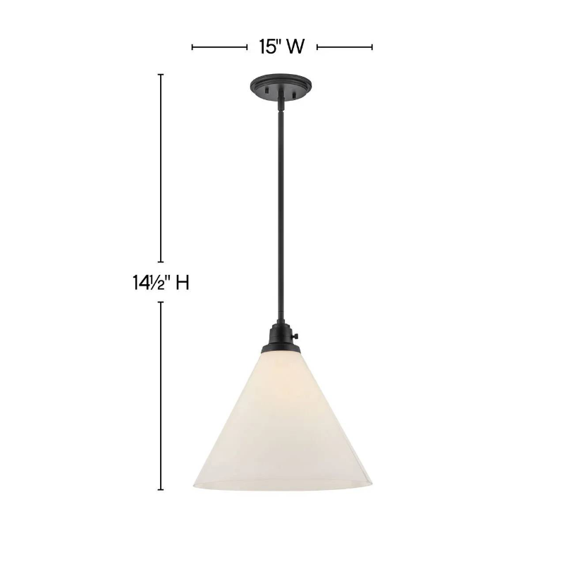 Hinkley 3694 Arti 1-lt 15" LED Pendant