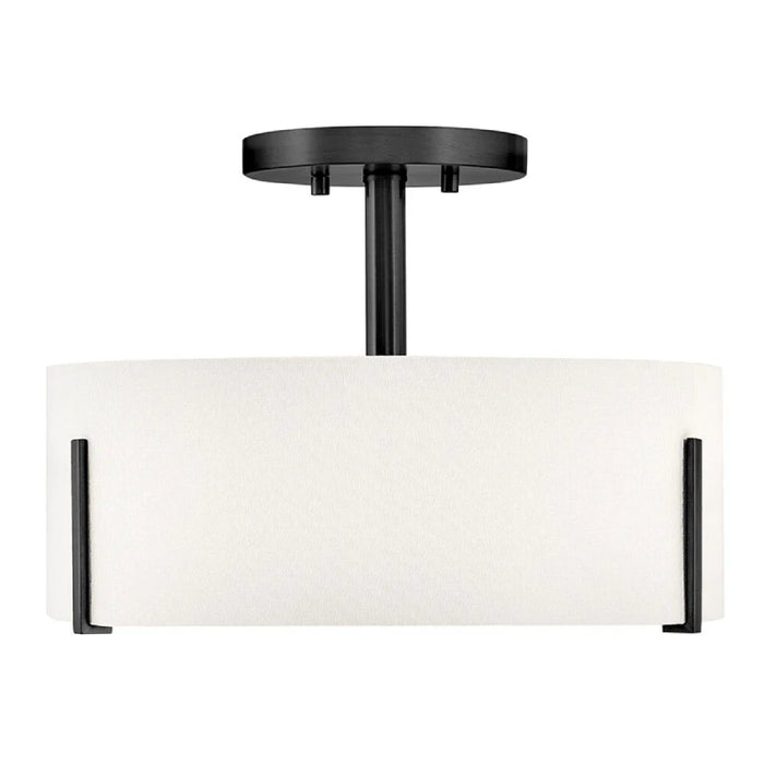 Hinkley 47571 Halle 3-lt 15" LED Semi-Flush Mount - Black