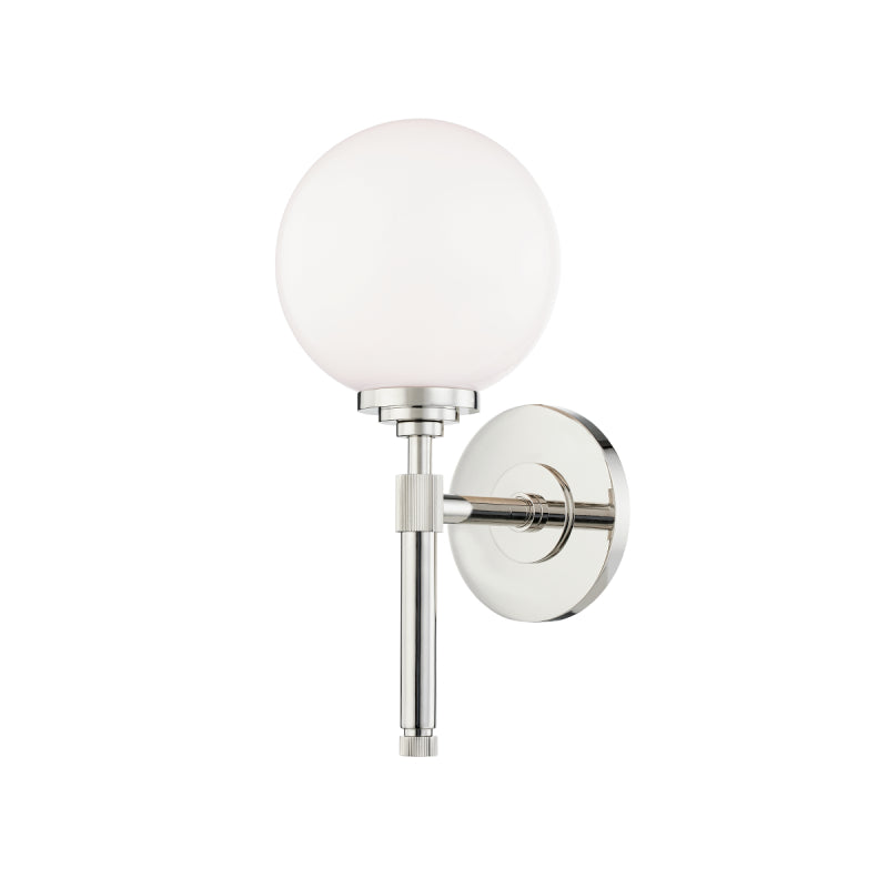 Hudson Valley 3701 Bowery 1-lt 13" Tall Bath Vanity-Polished Nickel