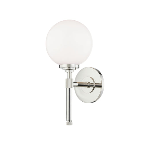Hudson Valley 3701 Bowery 1-lt 13" Tall Bath Vanity-Polished Nickel
