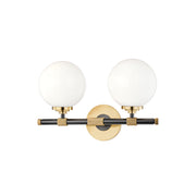 Hudson Valley 3702 Bowery 2-lt 15" Bath Vanity-Aged Brass/Old Bronze