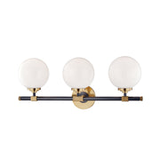 Hudson Valley 3703 Bowery 3-lt 24" Bath Vanity-Aged Brass/Old Bronze