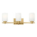 Hinkley 54623 Karlie 3-lt 23" LED Bath Light - Lacquered Brass