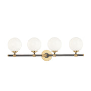 Hudson Valley 3704 Bowery 4-lt 33" Bath Vanity-Aged Brass/Old Bronze