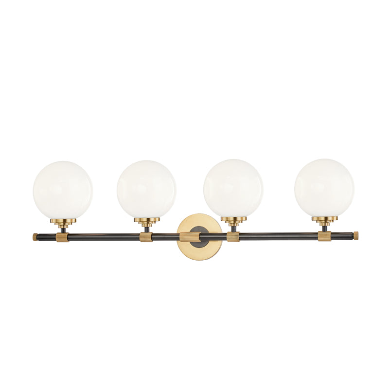 Hudson Valley 3704 Bowery 4-lt 33" Bath Vanity-Aged Brass/Old Bronze