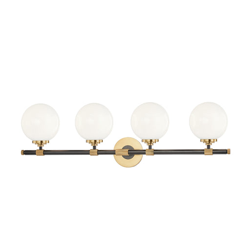 Hudson Valley 3704 Bowery 4-lt 33" Bath Vanity-Aged Brass/Old Bronze
