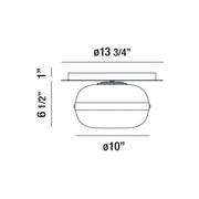 Eurofase 37086 Nottingham 1-lt 10" Flush Mount