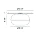 Eurofase 37087 Nottingham 1-lt 14" Flush Mount