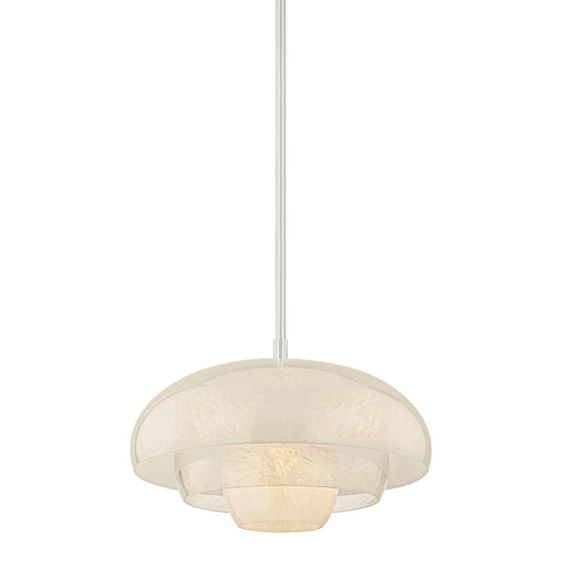 Hudson Valley 3718 Auburndale 1-lt 18" Pendant - Polished Nickel