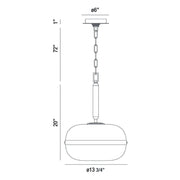 Eurofase 37197 Nottingham 1-lt 20" Tall Pendant