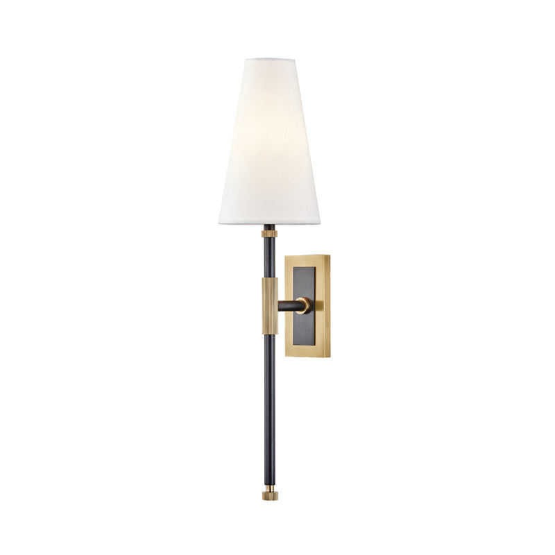 Hudson Valley 3721 Bowery 1-lt 22" Tall Wall Sconce-Aged Brass/Old Bronze