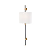 Hudson Valley 3722 Bowery 2-lt 34" Tall Wall Sconce-Aged Brass/Old Bronze