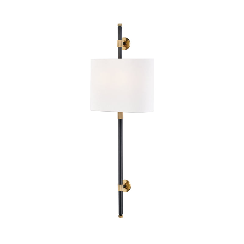Hudson Valley 3722 Bowery 2-lt 34" Tall Wall Sconce-Aged Brass/Old Bronze