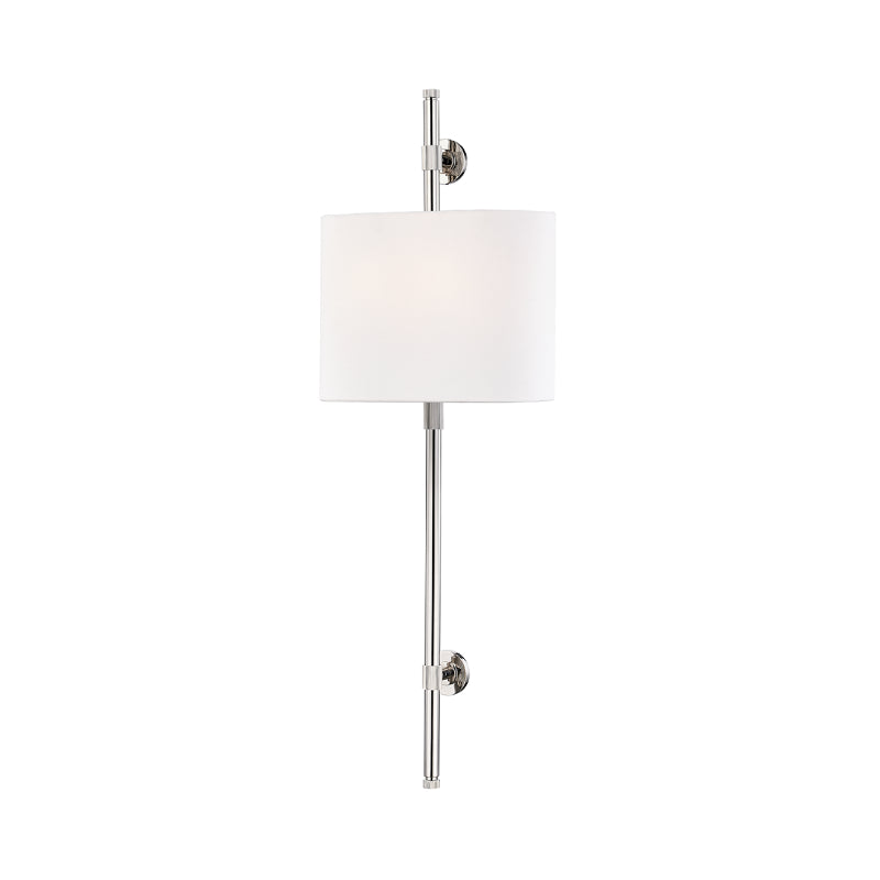 Hudson Valley 3722 Bowery 2-lt 34" Tall Wall Sconce-Polished Nickel