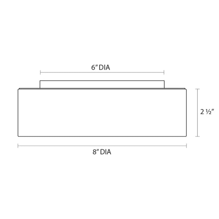 Sonneman 3723 Puck Slim 8" LED Surface Mount