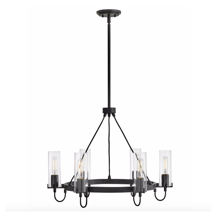 Hinkley 37855 Ryden 6-lt 28" LED Chandelier