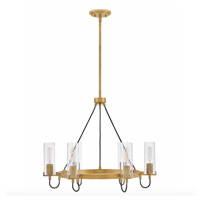 Hinkley 37855 Ryden 6-lt 28" LED Chandelier