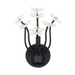 Varaluz 378W01 Wildflower 1-lt 11" Tall Wall Sconce - Matte Black