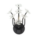 Varaluz 378W01 Wildflower 1-lt 11" Tall Wall Sconce - Matte Black