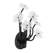 Varaluz 378W01 Wildflower 1-lt 11" Tall Wall Sconce - Matte Black