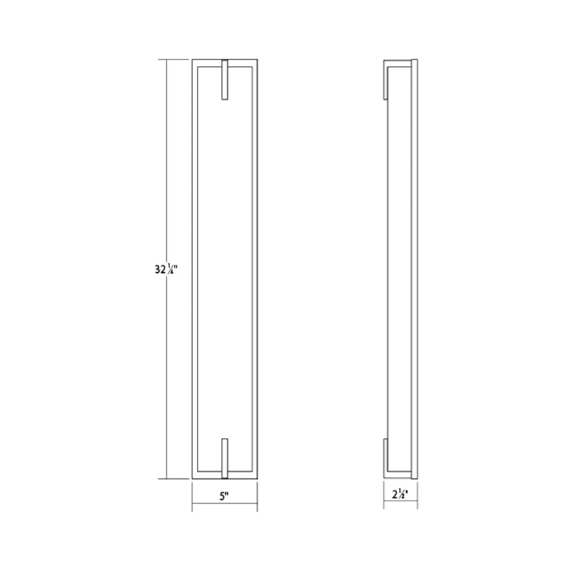 Sonneman 3798 New Edge 32" Tall LED Bath Bar