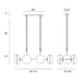 Eurofase 38130 Nottingham 6-lt 44" Chandelier