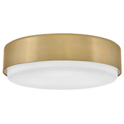 Hinkley 30075 Cedric 3-lt 18" LED Flush Mount - Lacquered Brass