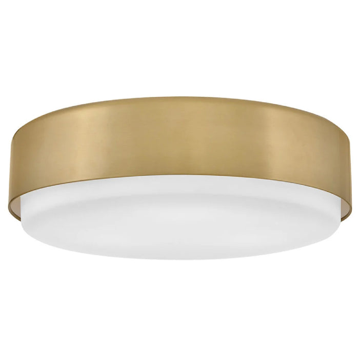 Hinkley 30075 Cedric 3-lt 18" LED Flush Mount - Lacquered Brass
