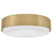 Hinkley 30075 Cedric 3-lt 18" LED Flush Mount - Lacquered Brass