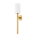 Hudson Valley 3824 Lakeport 1-lt 24" Tall Wall Sconce - Aged Brass