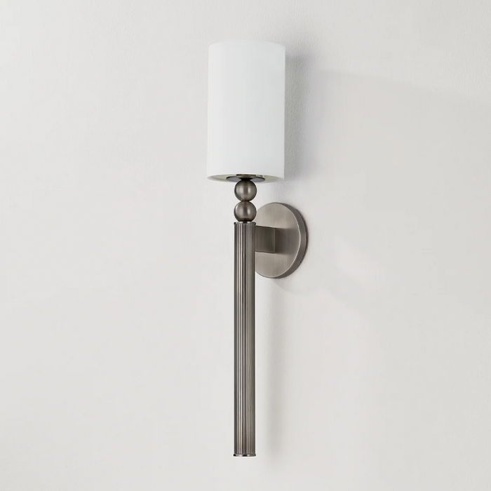 Hudson Valley 3824 Lakeport 1-lt 24" Tall Wall Sconce - Vintage Pewter