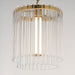 Maxim 38421 Jolie 1-lt 11" LED Pendant, 3CCT Selectable - Natural Aged Brass