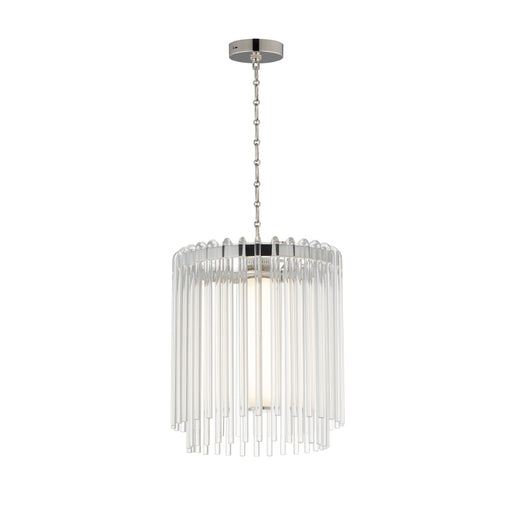 Maxim 38421 Jolie 1-lt 11" LED Pendant, 3CCT Selectable - Polished Nickel