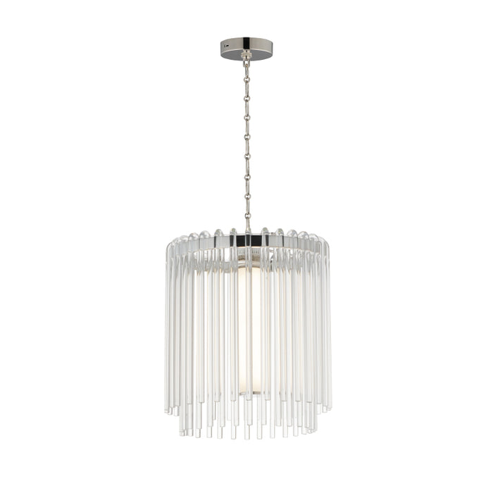 Maxim 38421 Jolie 1-lt 11" LED Pendant, 3CCT Selectable - Polished Nickel