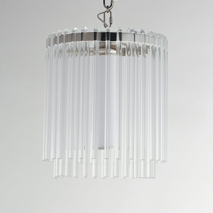 Maxim 38421 Jolie 1-lt 11" LED Pendant, 3CCT Selectable - Polished Nickel